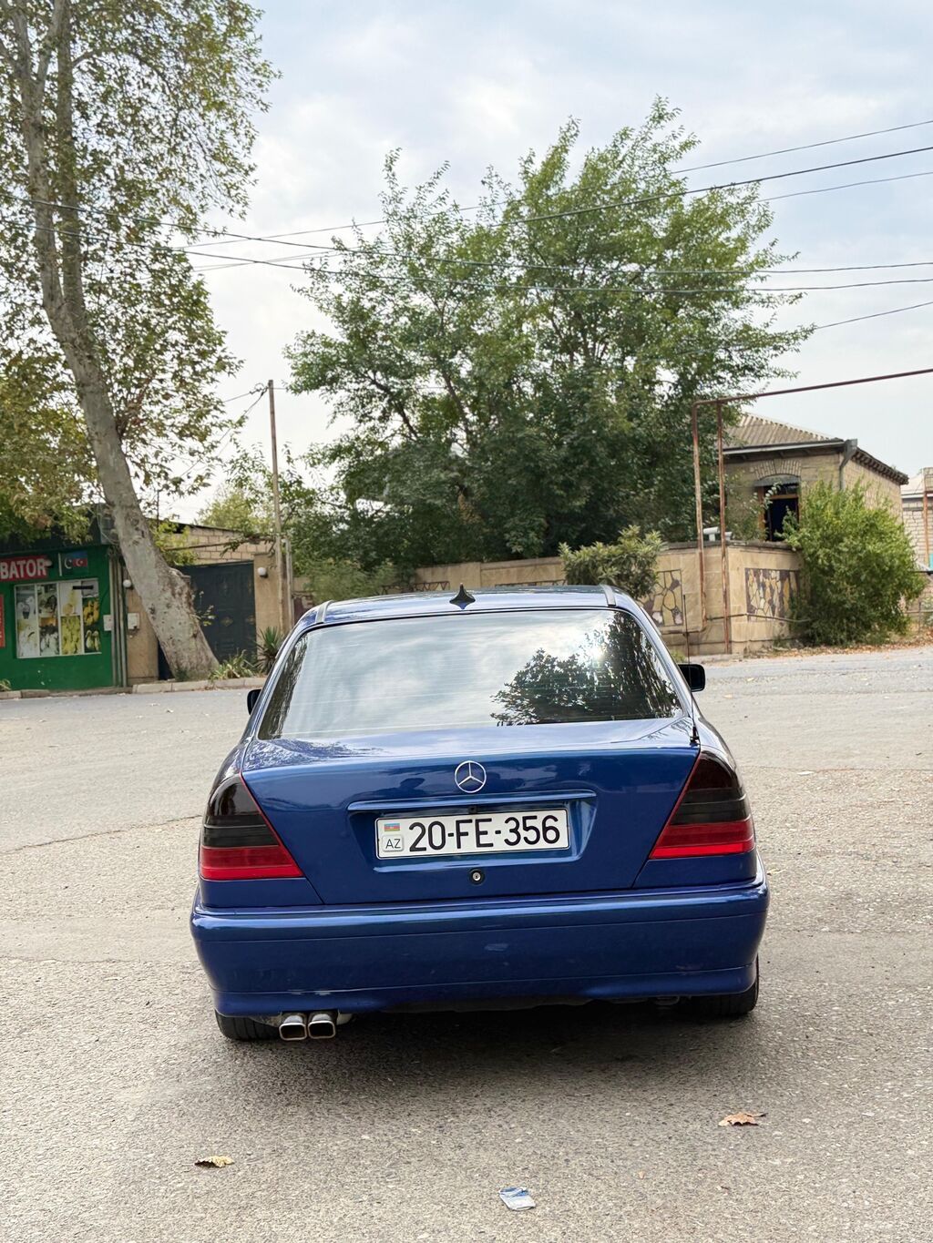 Mercedes-Benz C-Sinif sedan (W202) — mavi rəng, 4 qapı. Xüsusiyyətlər — Avto, Tərtər (4)