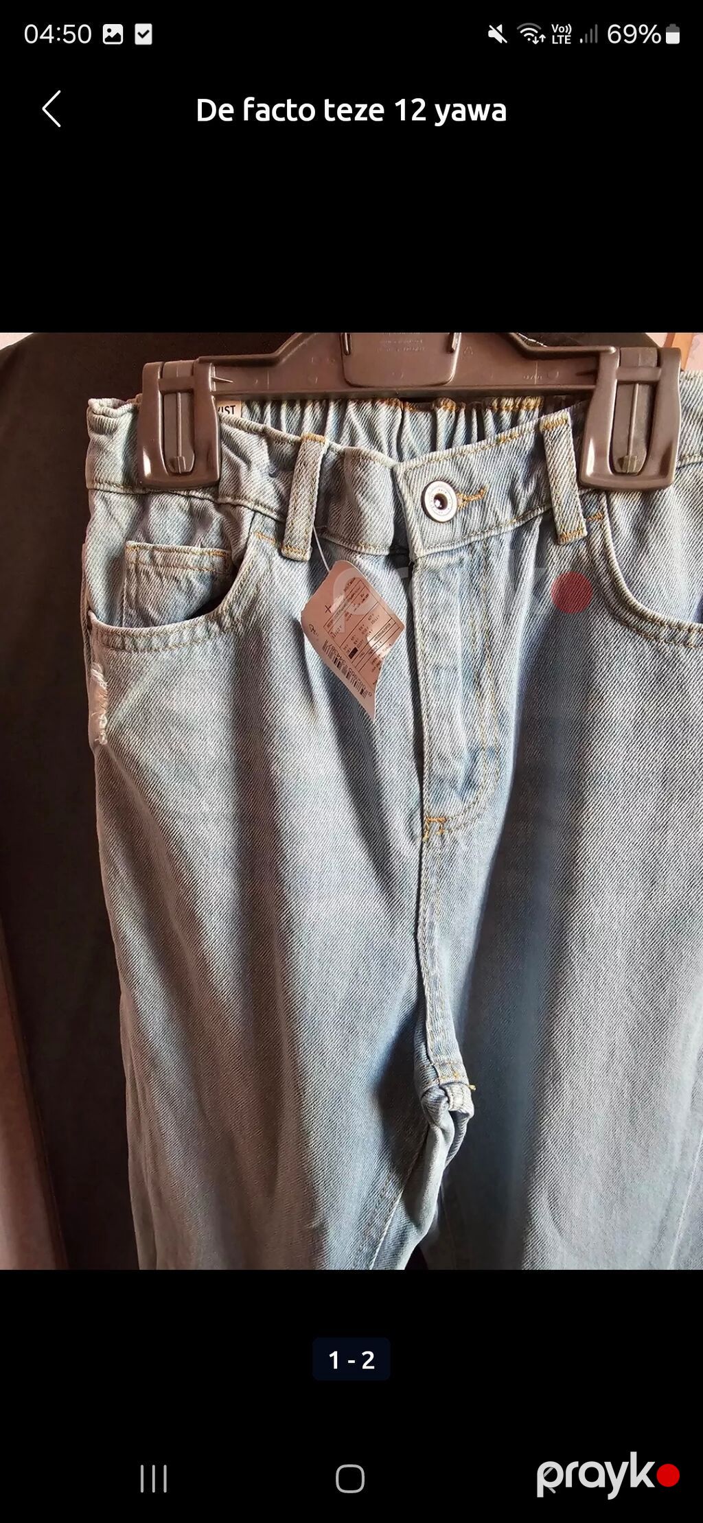 DeFacto uşaq cinsi – 11-12 yaş - Rəng: açıq mavi (light blue denim) — Uşaq geyimi, Digah (2)