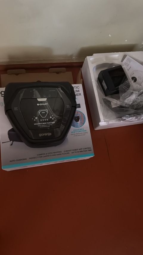 Gorenje Robotic Vacuum Cleaner RVC216BK G-smart – tozsoran robot — Digah