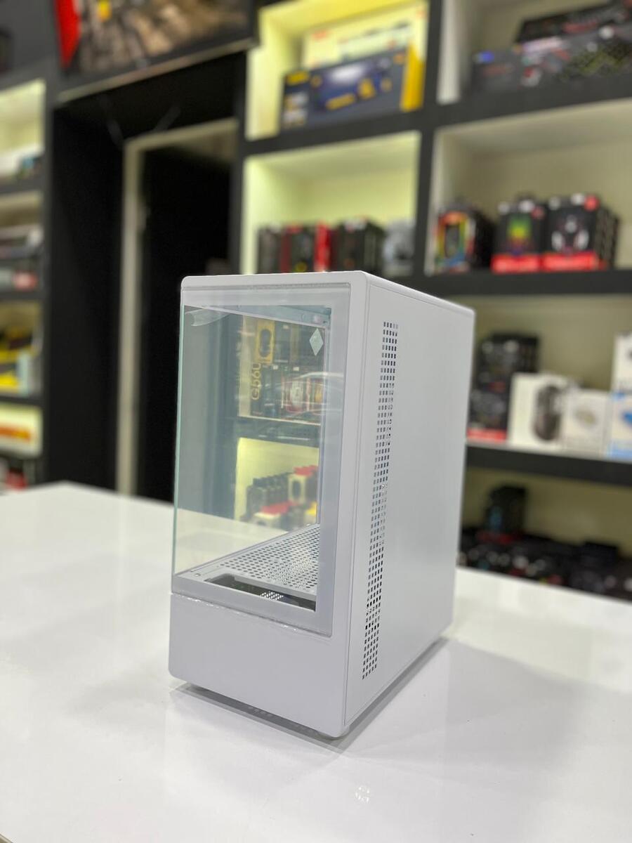 Aquarium Case Ruix X1 Mona M-Atx White — Elektronika, Bakı (4)
