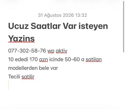 Yeni, Qol saatı, Rolex, rəng - Qızılı — Salyan