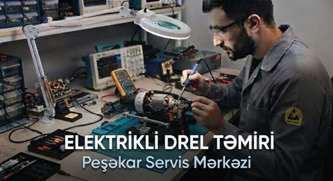 Elektrik drel təmiri — Bakı