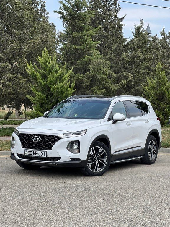 Hyundai Santa Fe, 2.0 L, 2018 il, 197 120 km — Avtomobillər, Şirvan (2)