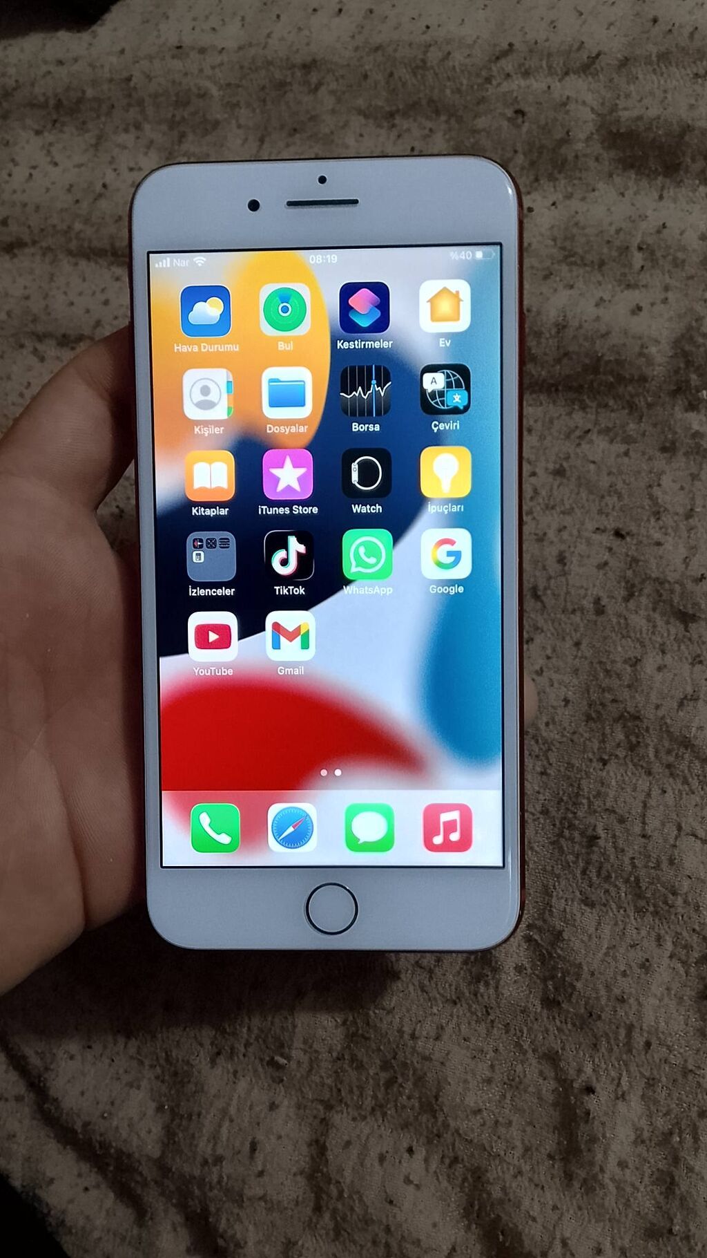 IPhone 7 Plus, 128 GB, Qırmızı, Barmaq izi — Apple iPhone, Saray (2)