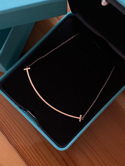 Qızıl boyunbağı Tiffany T Smile — Bakı