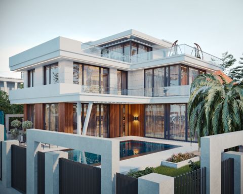 Satılır 6 otaqlı həyət evi/bağ evi 320 m² — Bakı