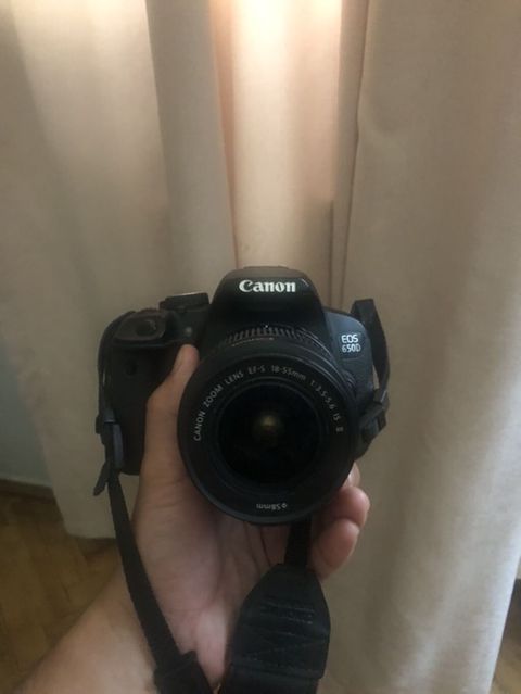 Canon EOS 650D Dslr fotoaparat - Linza: Canon Zoom Lens EF‑S 18‑55mm — Bakı