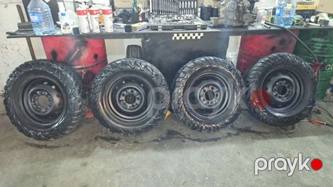 Normal vəzyətdə 4 ədəd off-road şin və disk komplekti vaz niva və qaz — Bakı