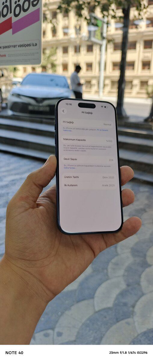 Apple iPhone 17 Pro Deep Blue 256GB/12GB — Smartfonlar, Bakı (3)