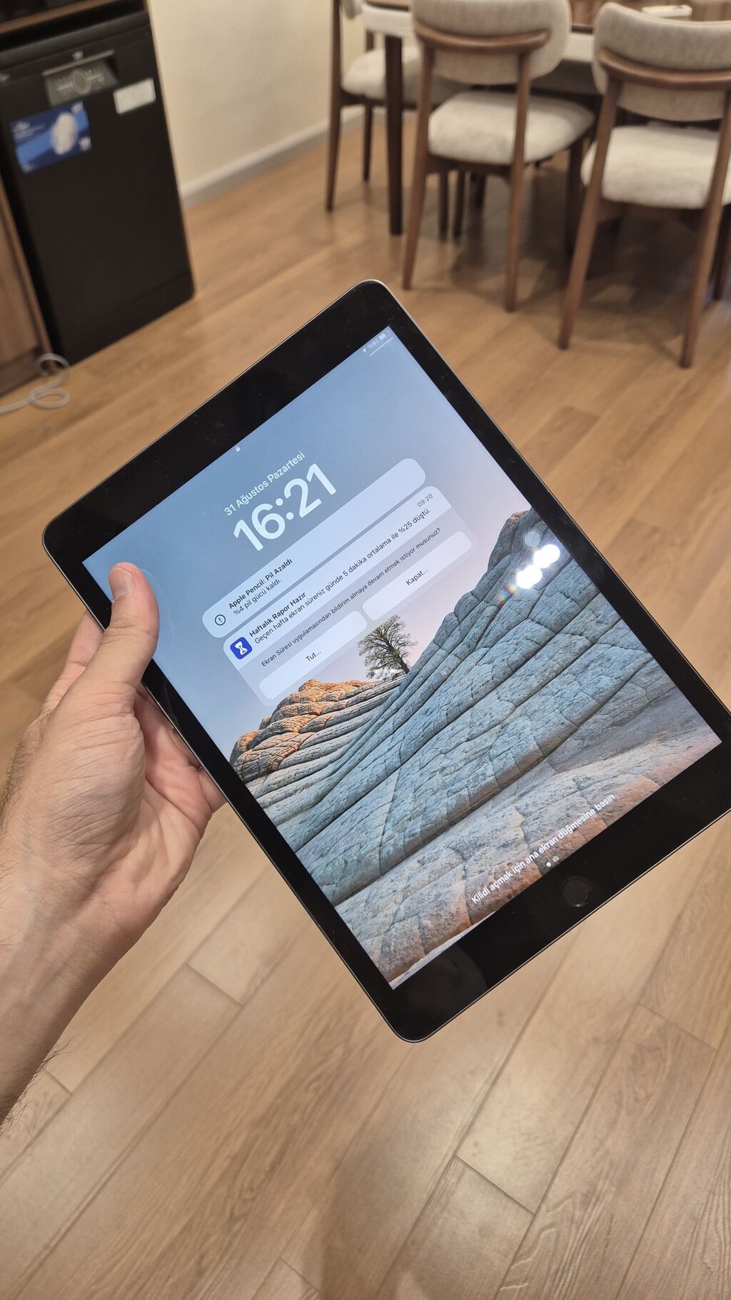 IPad 9 nesil temiz kullanılmış orijinal kalemi ile beraber — Elektronika, Bakı (3)