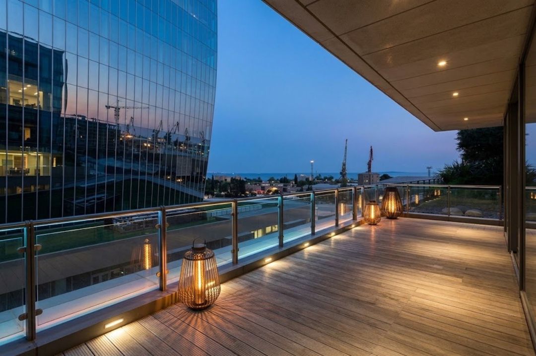 İcarəyə verilir 4 otaqlı yeni tikili 350 m² — Mənzil, Bakı (11)