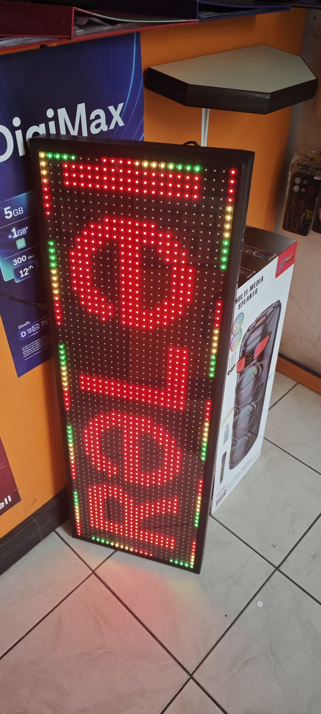 Rəngli LED reklam lövhəsi Led reklam lovhesin olcusu 100 x 35 wifi le — Biznes və avadanlıq, Gəncə (6)