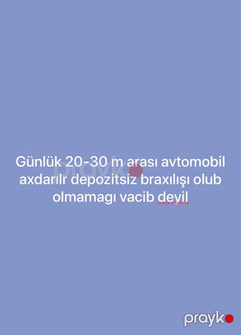 Günlük avtomobil axdarılır20-25-30 m arası — Bakı