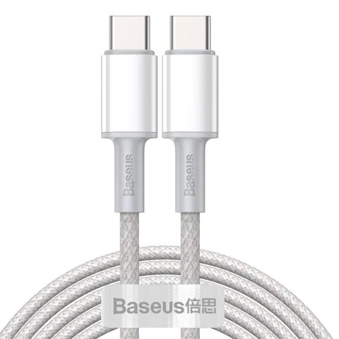 Baseus Type-c↔type-c Kabel 2M Densıty 100W White — Bakı
