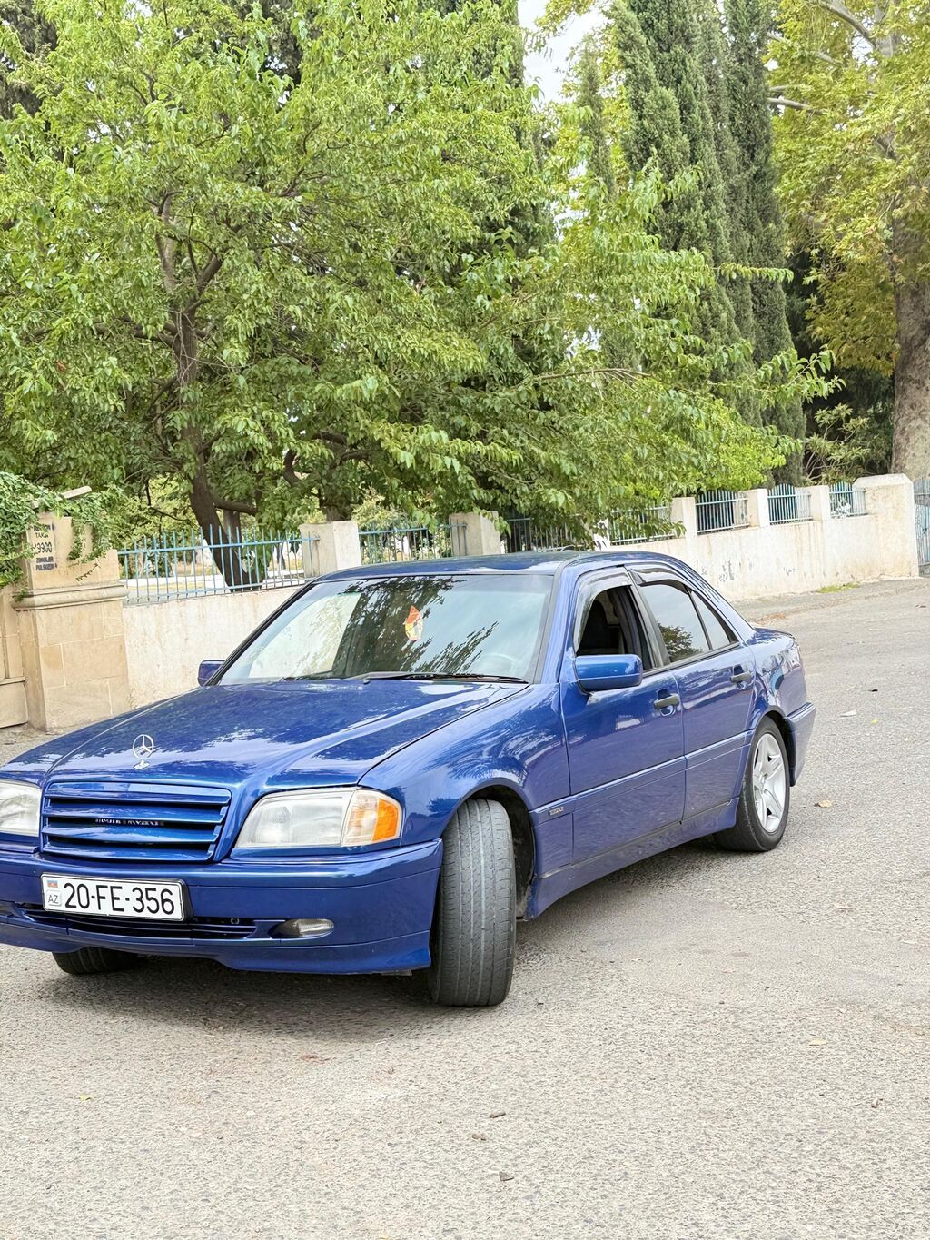 Mercedes-Benz C-Sinif sedan (W202) — mavi rəng, 4 qapı. Xüsusiyyətlər — Avto, Tərtər (3)