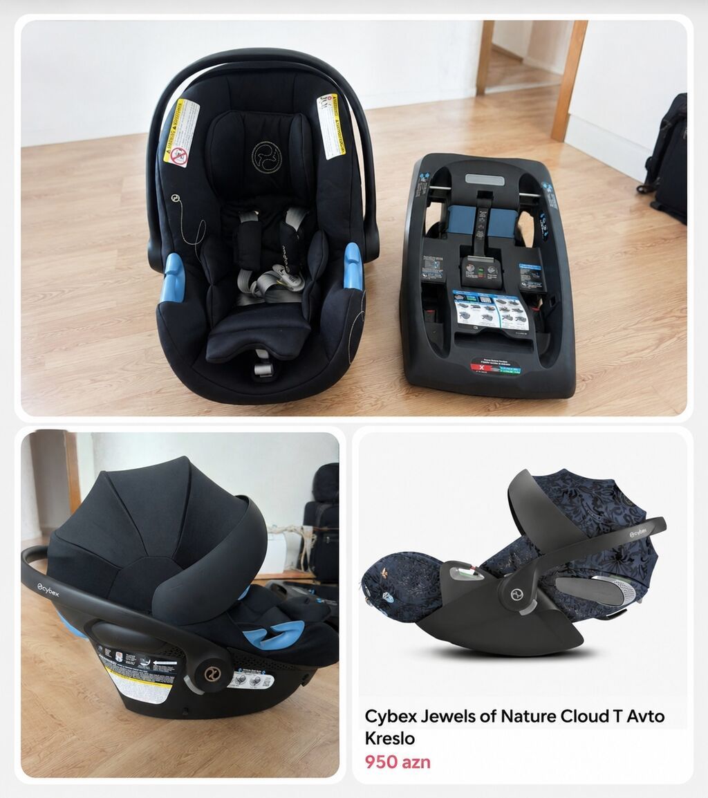 Cybex avtomobil kreslosu, 0-6 ay ushaqlar uchun. Tam yenidir, istifade — Avtokresloları, Bakı (4)