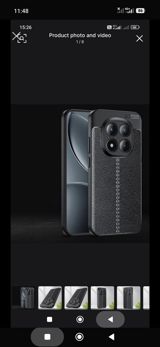 Məhsul: Smartfon üçün qoruyucu keysl - Material: dəri fakturalı — Ekran qoruyucuları