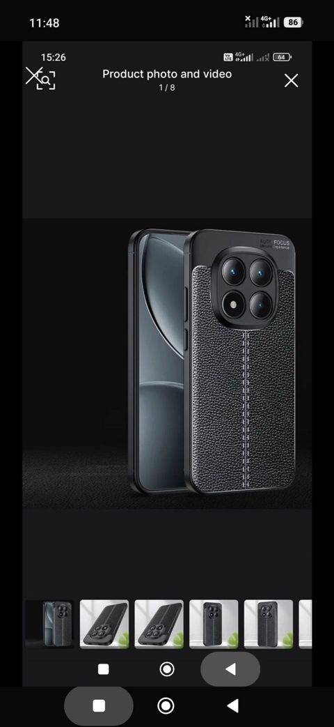 Məhsul: Smartfon üçün qoruyucu keysl - Material: dəri fakturalı — Bakı