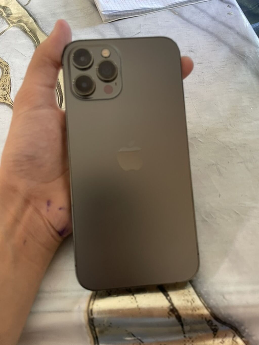 IPhone 12 Pro Max, 256 GB, Space Gray, Simsiz şarj, Face ID — Apple iPhone, Kürdəmir