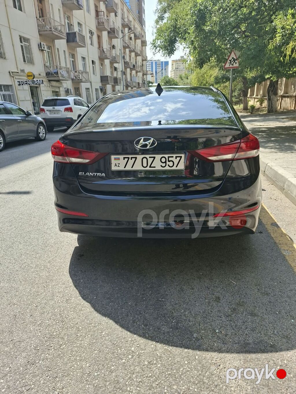 Hyundai Elantra: 2 l 2017 il Sedan 77-OZ-957 — Avtomobillər, Bakı (5)