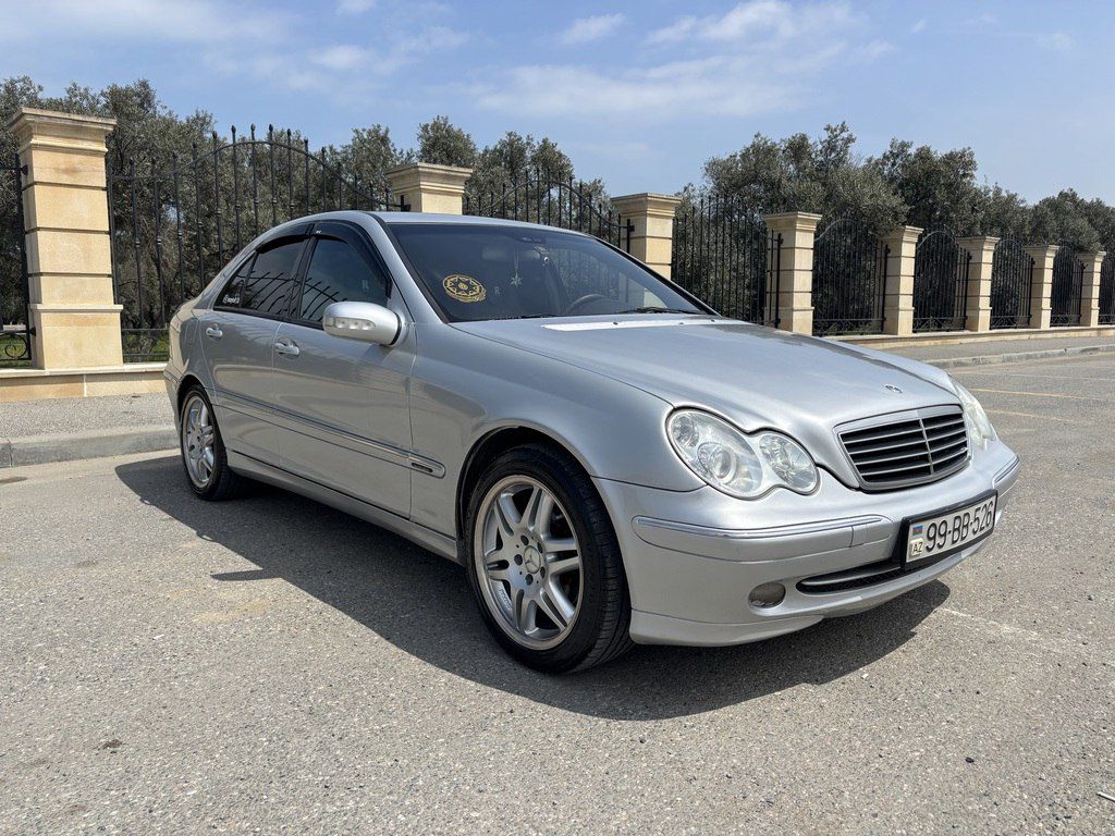 Mercedes C 200, 2.2 L, 2002 il, 528 604 km — Avtomobillər, Bakı (5)