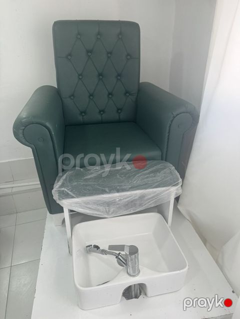 Pedikür üçün komfort kreslo və ayaq vannası komplekti - Geniş — Bakı