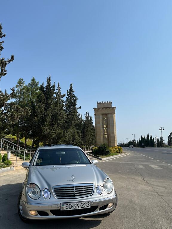 Mercedes E 240, 2.6 L, 2003 il, 288 189 km — Avtomobillər, Şirvan (3)