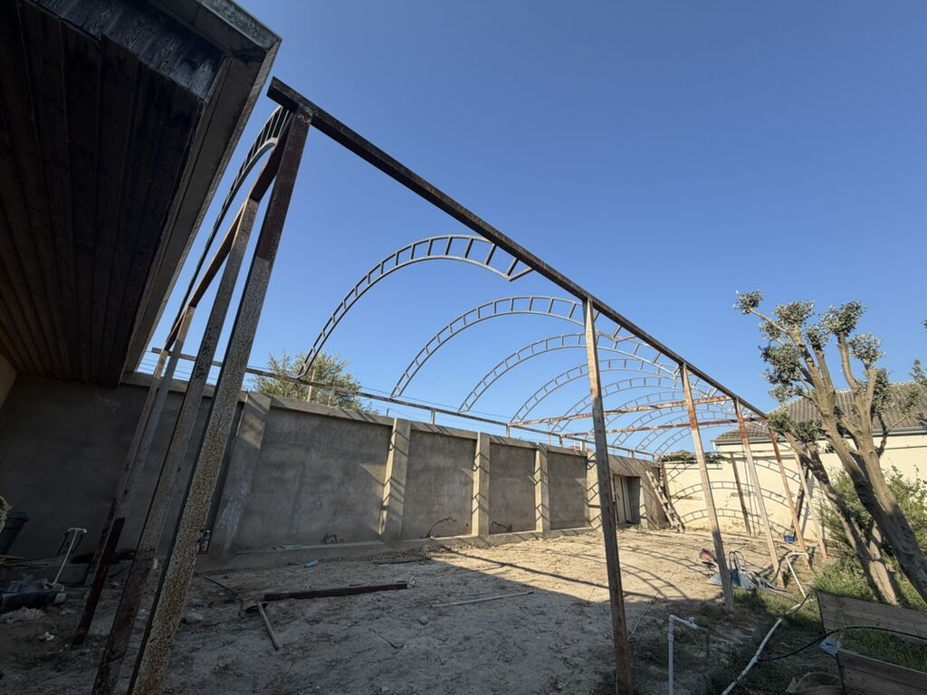 Metal karkaslı taxta/polikarbonat üçün yarıtağ tipli üstörtü (navest) — Dam örtükləri, Digah (3)