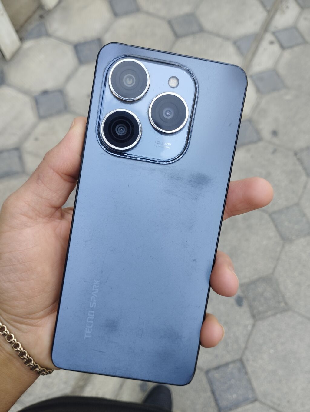 Tecno Spark, rəng - Boz — Tecno, Bakı (2)