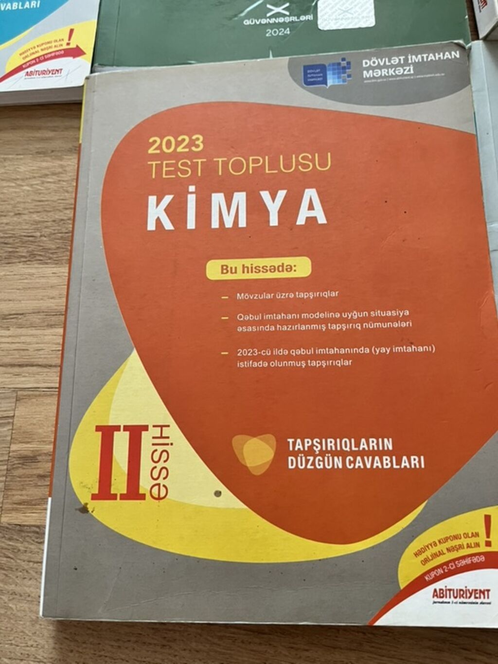 Məhsul: Abituriyentlər üçün Kimya və Biologiya test vəsaitləri paketi — Kitablar, Bakı (4)