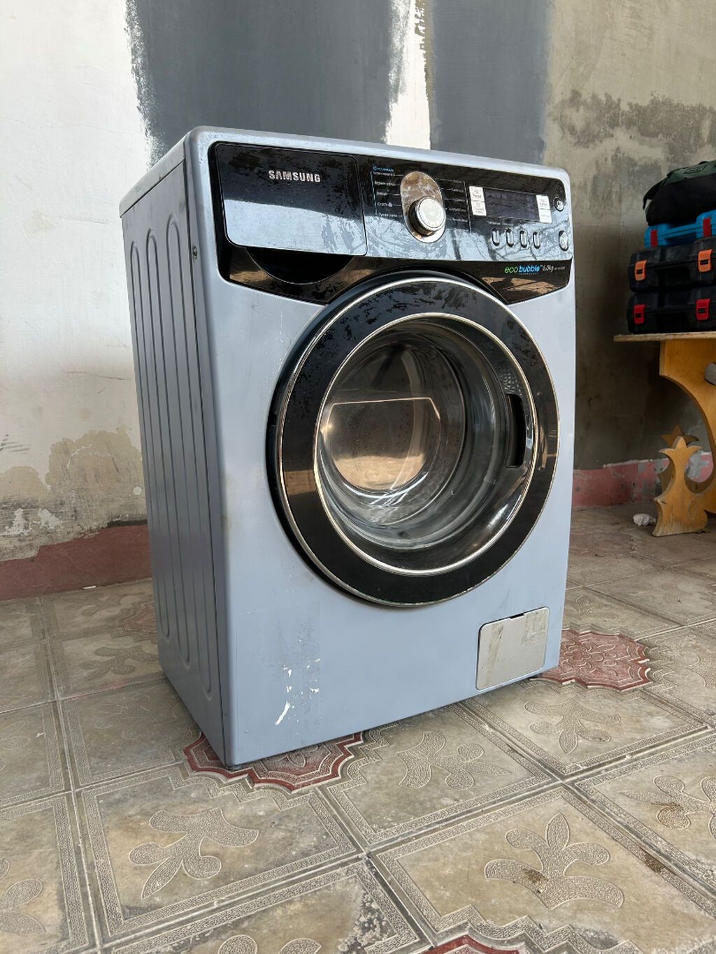 Paltaryuyan maşın Samsung, 6 kq, İşlənmiş, Avtomat, Qurutmasız, Kredit yoxdur, Ünvandan götürmə — Paltaryuyan maşınlar, Bakı (4)