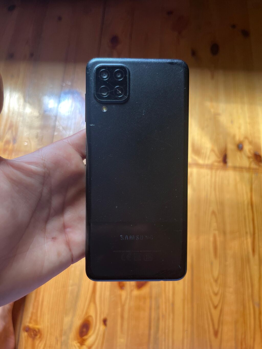 Samsung Galaxy A12, 64 GB, rəng - Qara, Qırıq — Samsung, Astara (2)