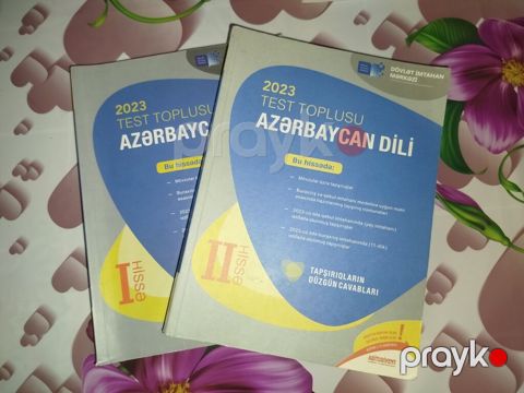 1 və 2 ci hissə Azərbaycan dili test toplusu.Təzədən seçilmir.İkisi