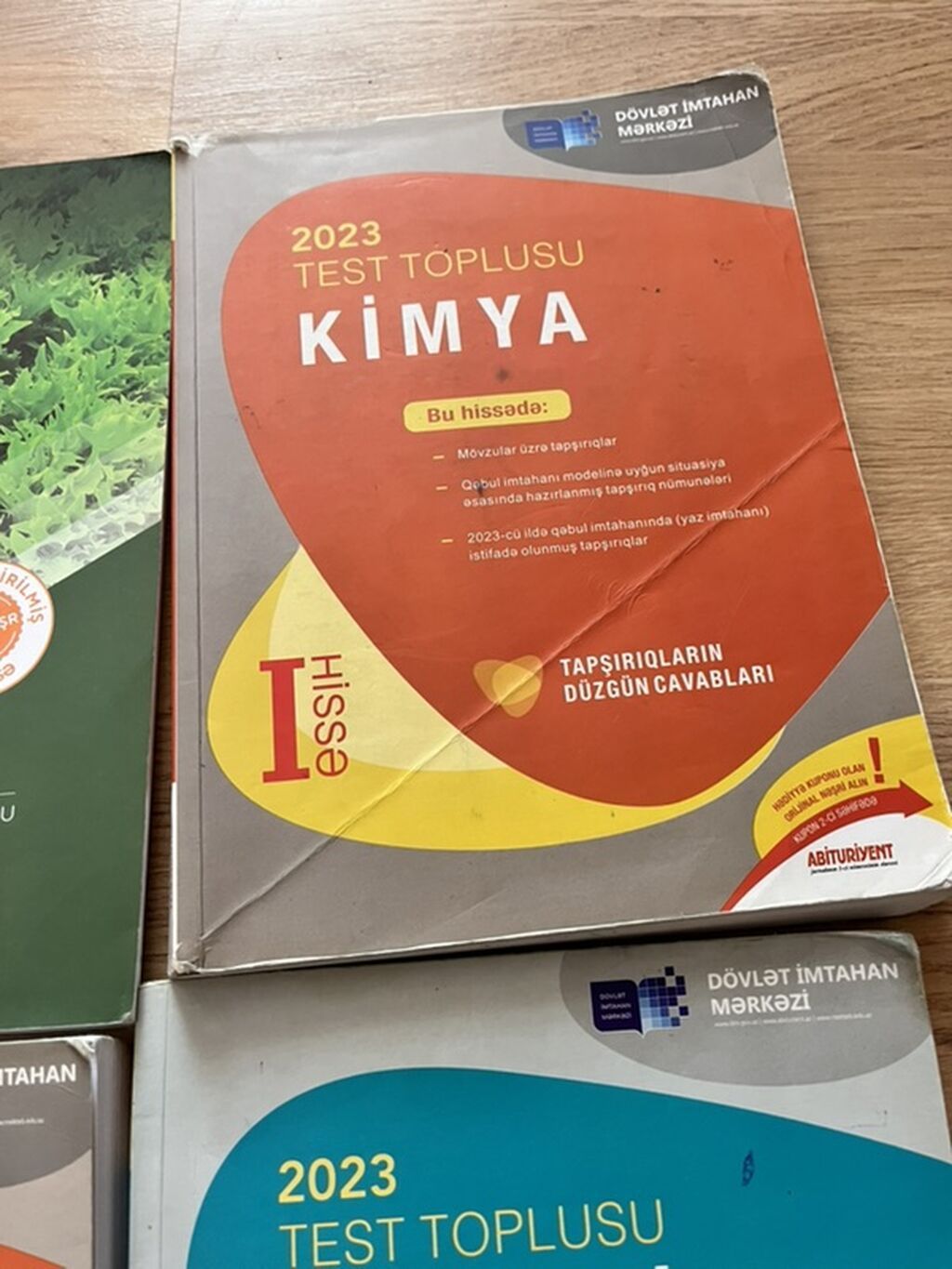 Məhsul: Abituriyentlər üçün Kimya və Biologiya test vəsaitləri paketi — Kitablar, Bakı (3)