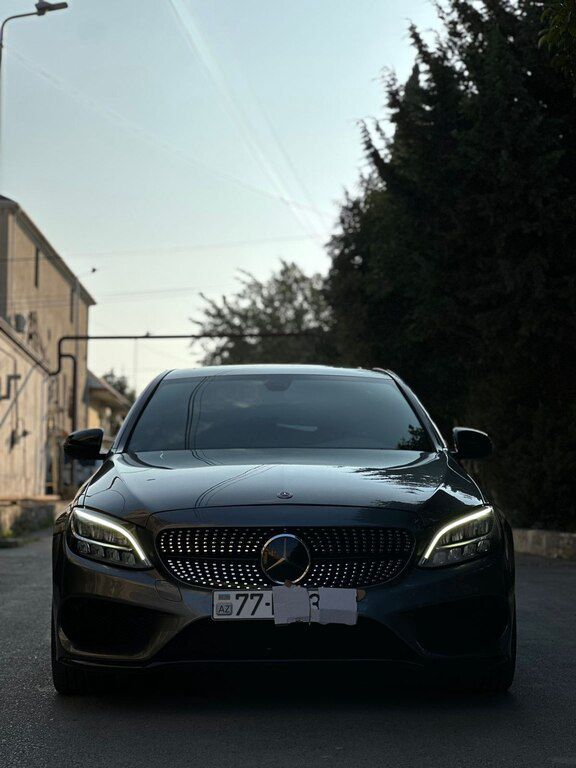 Mercedes C 200, 2.0 L, 2017 il, 185 000 km — Avtomobillər, Bakı (2)
