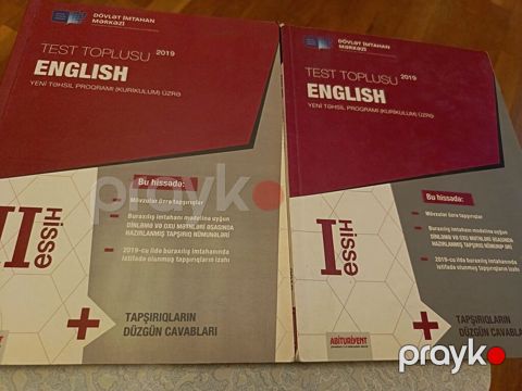 Englısh Test Toplusu 1 və 2 Hissə Təzədir Cütü 5 AZN-ə — Bakı
