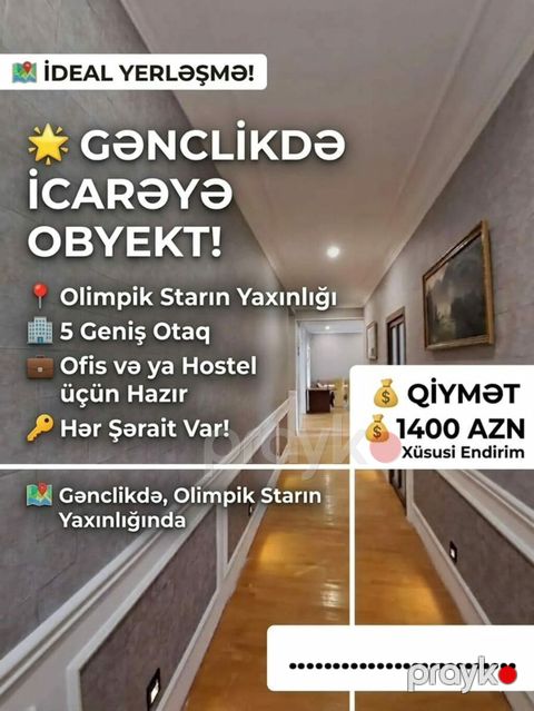 İcarəyə Obyekt Verilir Ünvan: Gənclik, Olimpiк Starın yaxınlığı