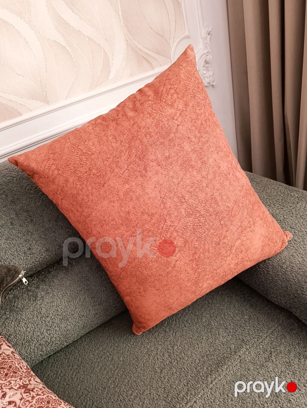 Dekorativ kvadrat yastıq üzləri və içliklə - Ölçü: təxminən 50×50 sm — Yastıqlar, Bakı (3)