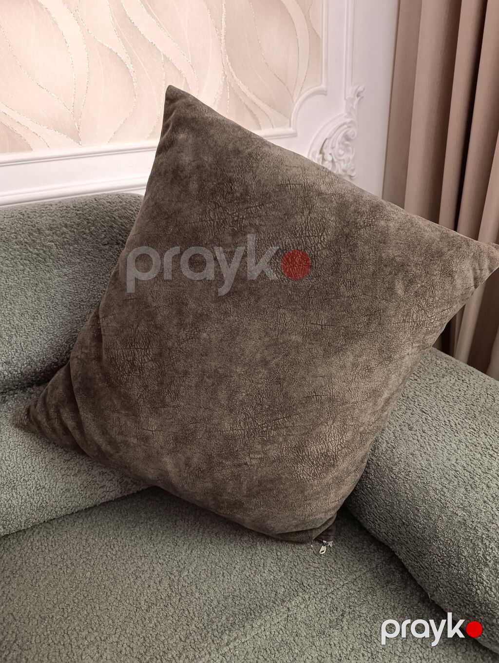 Dekorativ kvadrat yastıq üzləri və içliklə - Ölçü: təxminən 50×50 sm — Yastıqlar, Bakı (2)