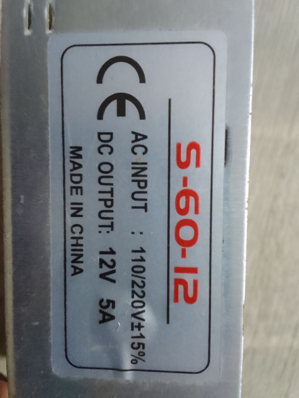 Ac-dc impuls güc mənbəyi – model S-240-12 / S-250-12 Texniki — Elektronika, Bakı (5)
