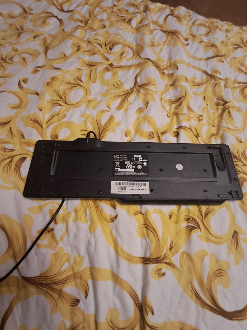 Dell USB klaviatura - Tam ölçülü Qwerty düzənli masaüstü klaviatura — Elektronika, Masazır (5)
