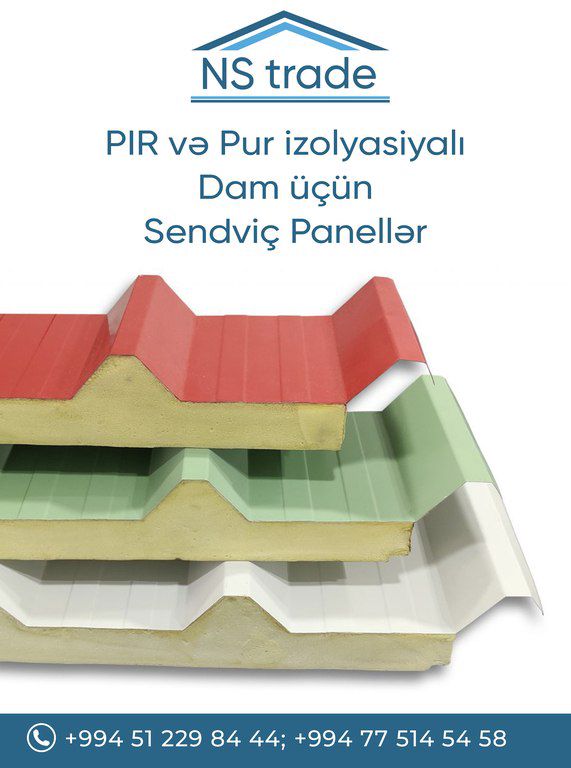 Sendviç panelləri "H50 divar" — Təmir və inşaat, Bakı (2)