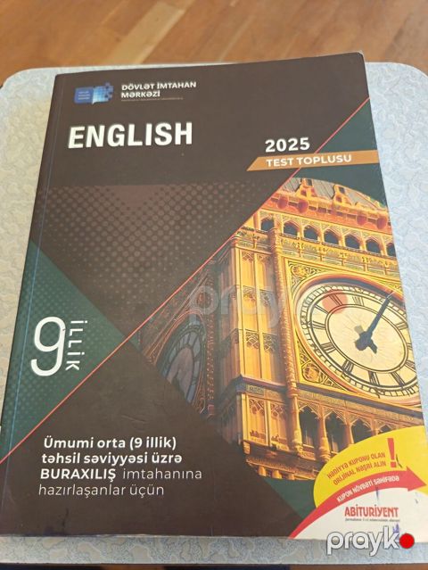 English 9 İllik Test Toplusu tam təzədir istifadə olunmayıb — Bakı