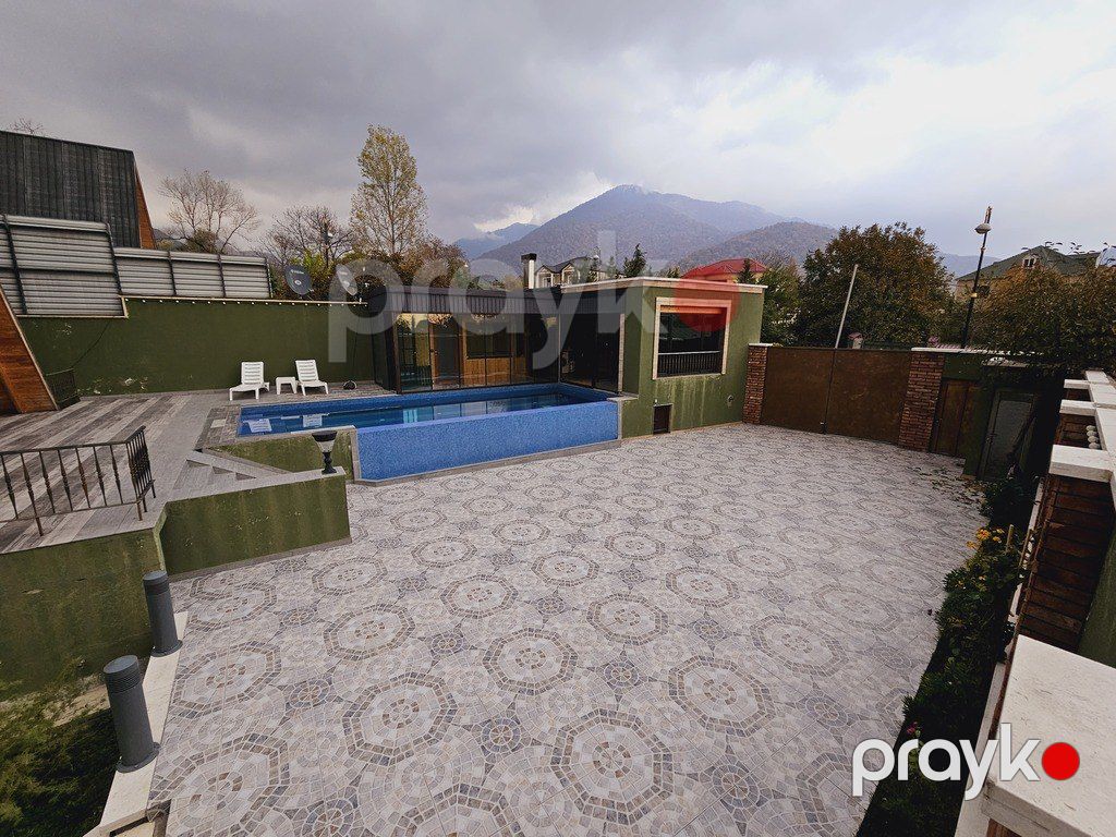 İcarəyə verilir 5 otaqlı həyət evi/bağ evi 200 m² — Ev, villa, Qəbələ (6)