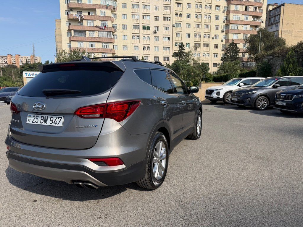 Hyundai Santa Fe, 2.0 L, 2017 il, 179 196 km — Avtomobillər, Bakı (6)