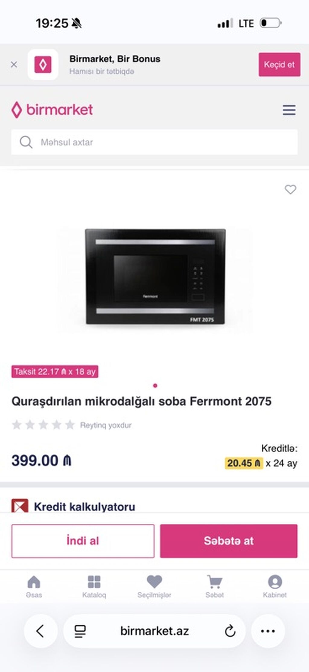 Quraşdırılan mikrodalğalı soba Ferrmont FMT 2075 - Brend: Ferrmont — Mikrodalğalı sobalar, Gəncə (2)