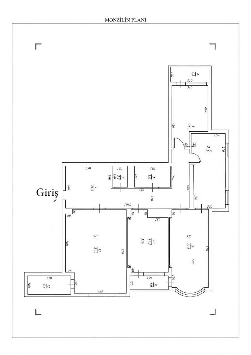 Satılır 4 otaqlı yeni tikili 180 m² — Mənzil, Bakı (2)