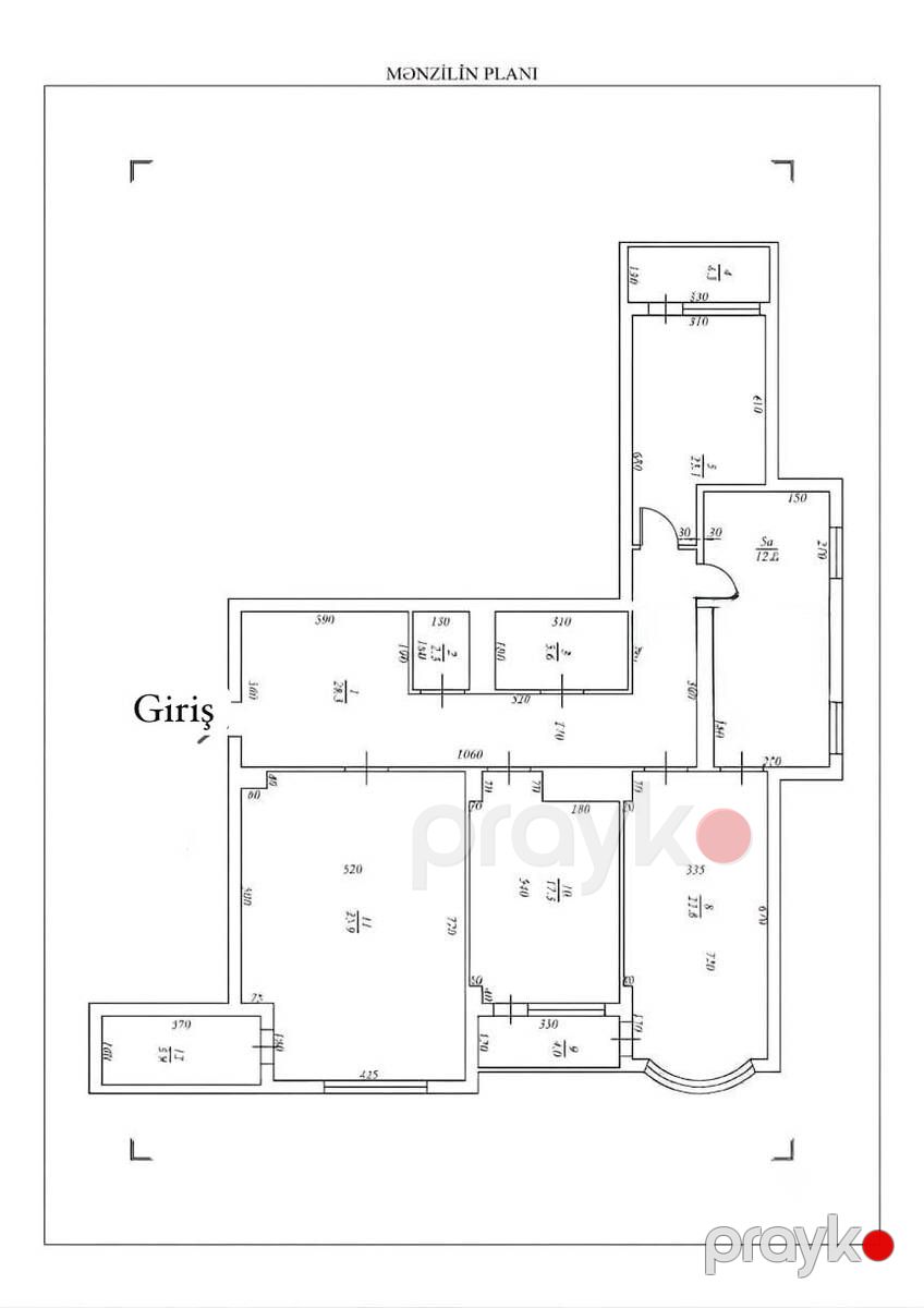 Satılır 4 otaqlı yeni tikili 180 m² — Mənzil, Bakı (2)