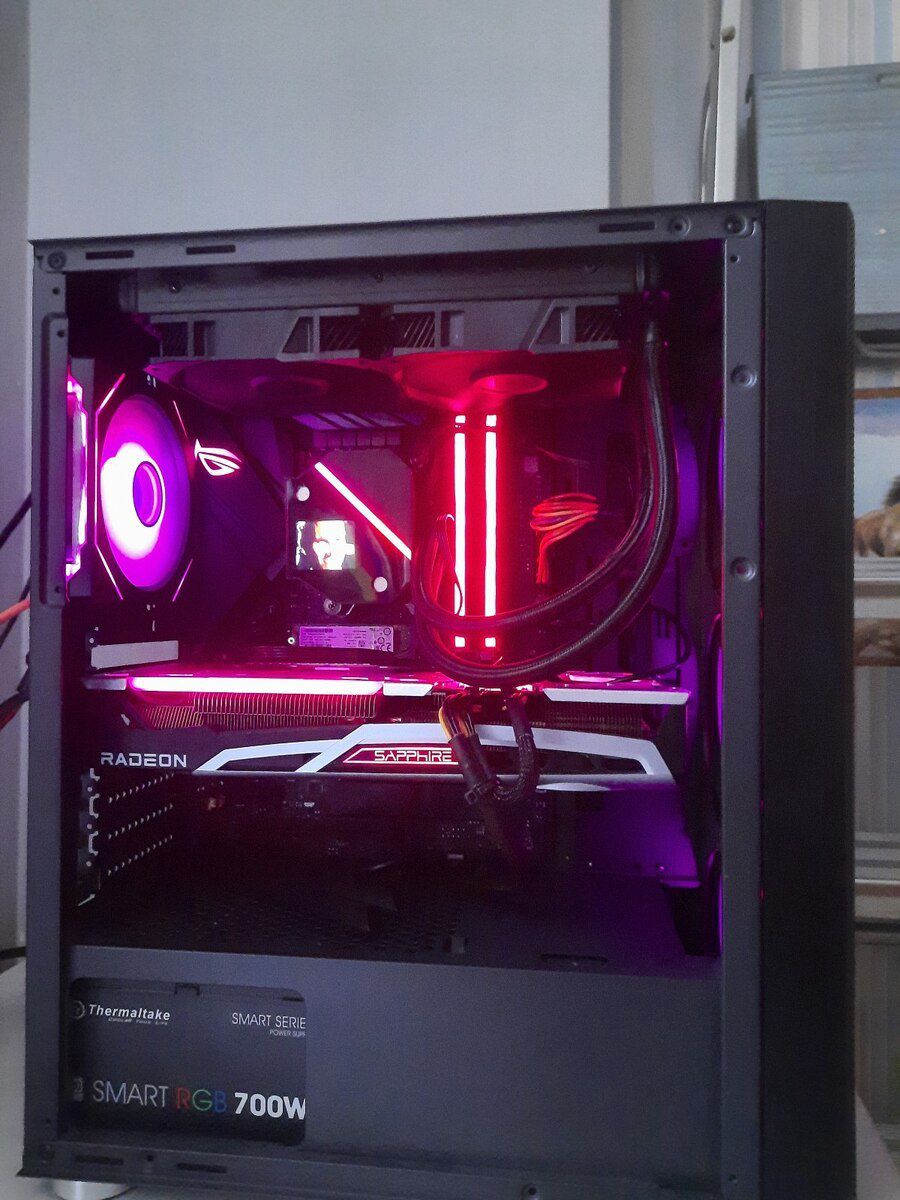 Gaming PC Ryzen 7 RX 6700 XT — Masaüstü kompüterlər, Bakı (5)