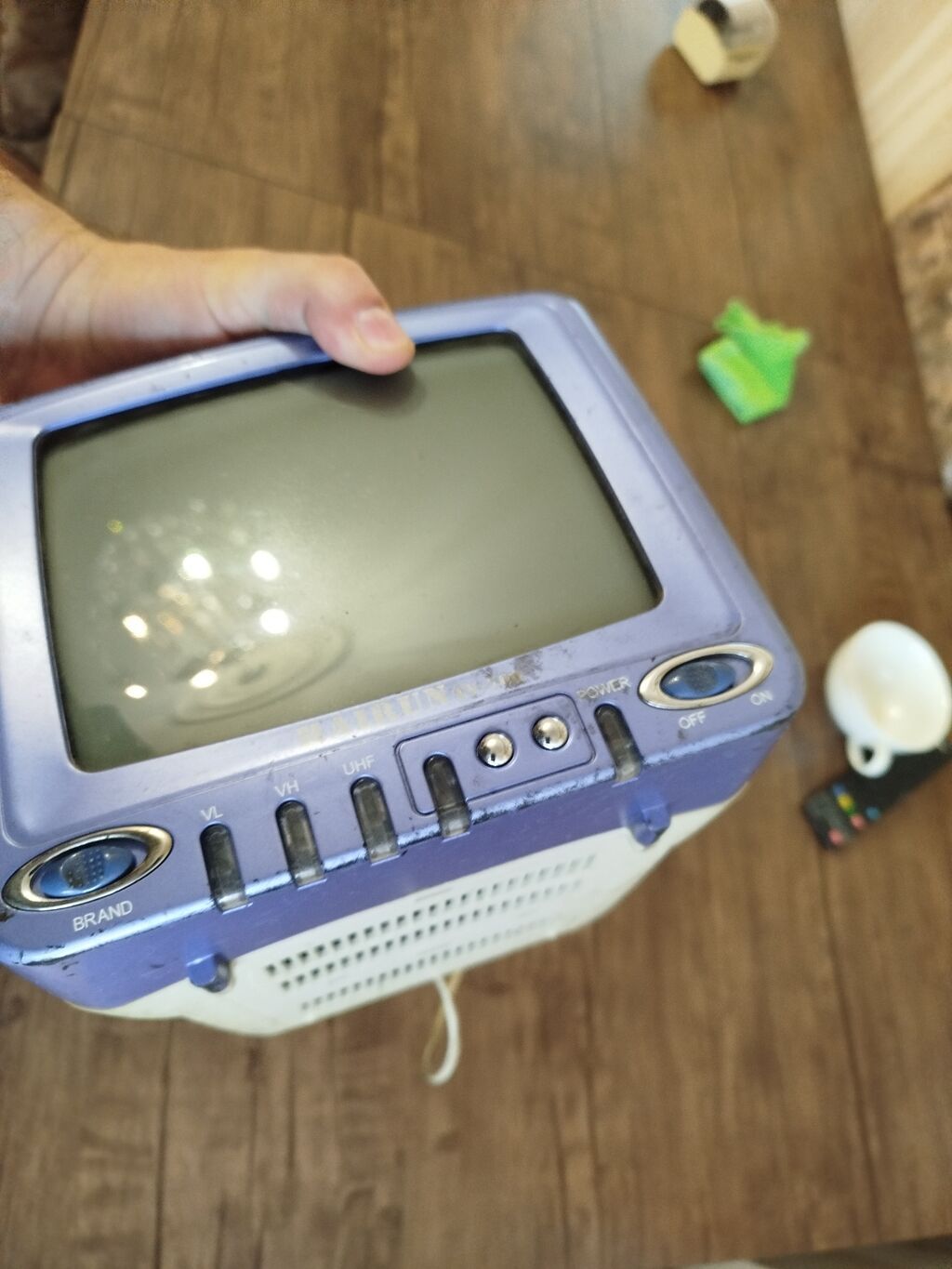 Retro mini televizor – Haırun TV-700 - Kompakt CRT ekranlı portativ — Televizorlar, Bakı (3)